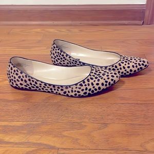Nine West Leopard print ballet flats